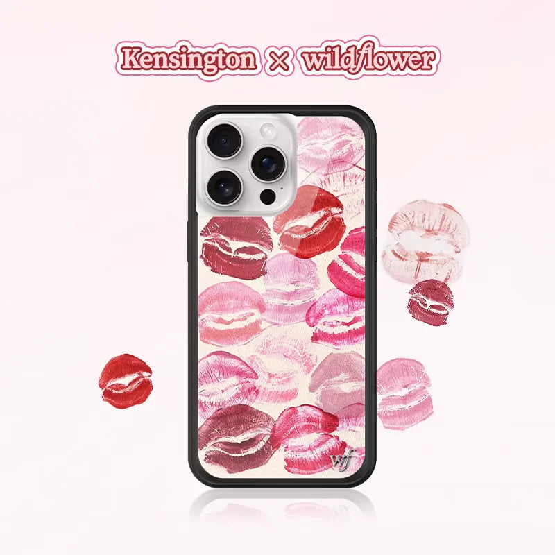 Wildflower Kensington Girls Phone Case for iPhone 12 13 14 15 16 Pro Max Plus 16Pro wf Romantic kiss mark Lipstick Lips Cover Wildflower Kensington Girls Phone Case for iPhone 12 13 14 15 16 Pro Max Plus 16Pro wf Romantic kiss mark Lipstick Lips Cover